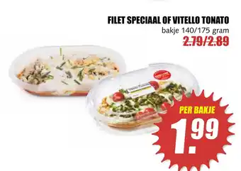 MCD Supermarkt Filet Speciaal Of Vitello Tonato aanbieding