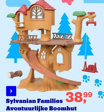 Bol.com Sylvanian Families Avontuurlijke Boomhut aanbieding