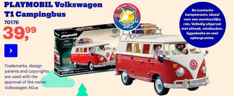 Bol.com PLAYMOBIL Volkswagen T1 Campingbus 70176 aanbieding