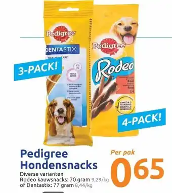 Action Pedigree hondensnacks divers aanbieding