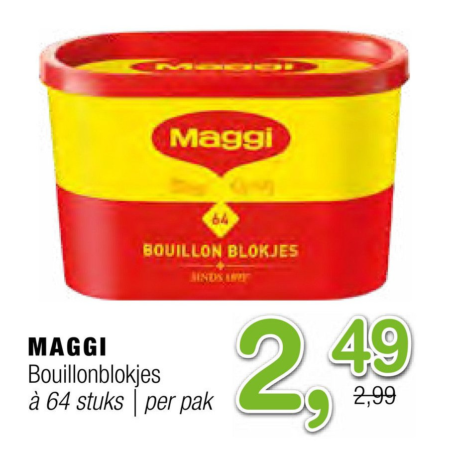 Maggi Bouillonblokjes aanbieding bij Amazing Oriëntal