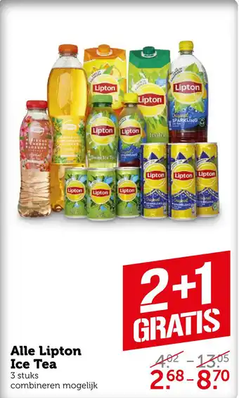 Coop Alle Lipton Ice Tea aanbieding