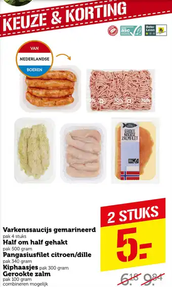 Coop Diverse vleessoorten aanbieding