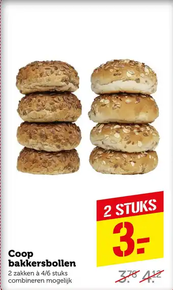 Coop Coop bakkersbollen aanbieding