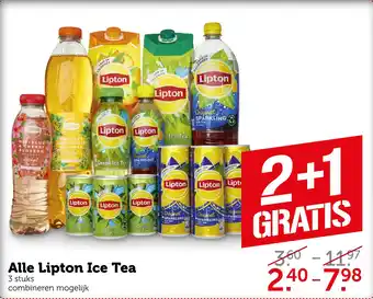 Coop Alle Lipton Ice Tea aanbieding