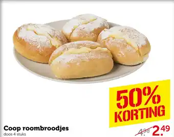 Coop Coop roombroodjes aanbieding