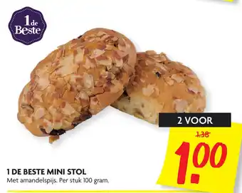 Dekamarkt 1 De Beste Mini Stol Met amandelspijs. aanbieding