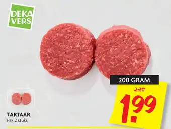 Dekamarkt Tartaar Pak 2 stuks. aanbieding