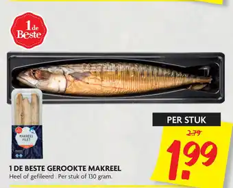 Dekamarkt 1 De Beste Gerookte Makreel aanbieding