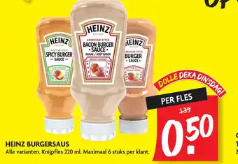Dekamarkt Heinz Burgersaus aanbieding