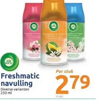 Action Air wick Freshmatic navulling 250 ml aanbieding