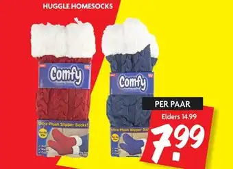 Dekamarkt Huggle Homesocks aanbieding