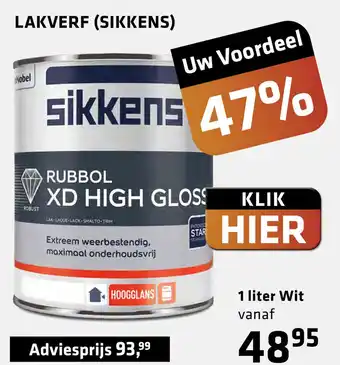 De voordeelmarkt LAKVERF (SIKKENS) aanbieding