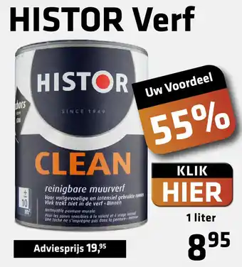 De voordeelmarkt HISTOR Verf aanbieding