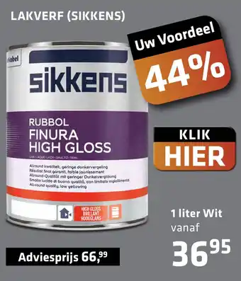 De voordeelmarkt LAKVERF (SIKKENS) aanbieding