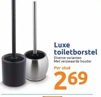 Action Luxe toiletborstel aanbieding