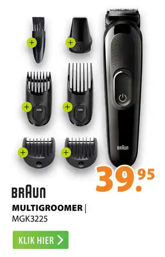 Expert Braun Multigroomer | Mgk3225 aanbieding