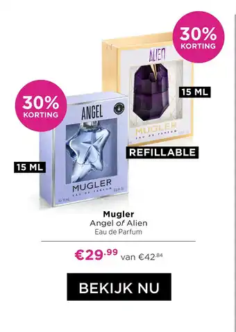 ICI Paris XL Mugler Angel of Alien Eau de Parfum aanbieding