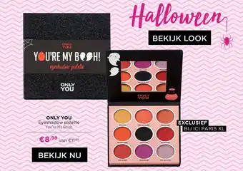 ICI Paris XL ONLY YOU Eyeshadow palette You're My Booh aanbieding