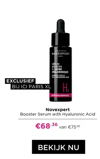 ICI Paris XL Novexpert Booster Serum with Hyaluronic Acid aanbieding