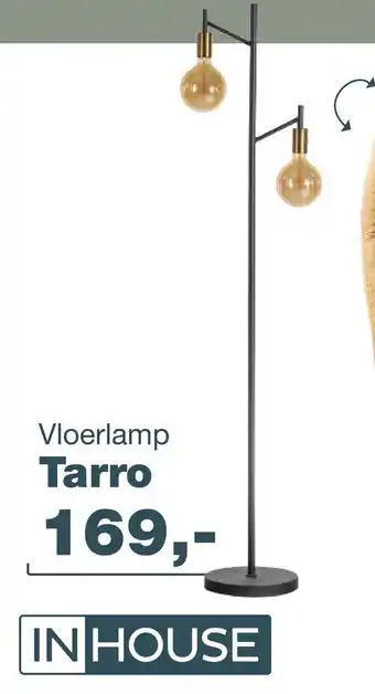 IN.HOUSE Vloerlamp Tarro aanbieding