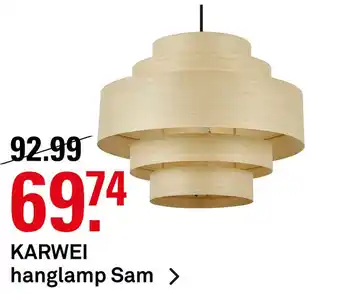 Karwei /EI hanglamp Sam KARWEI aanbieding