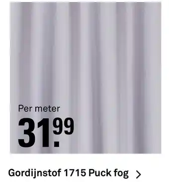 Karwei Gordijnstof 1715 Puck fog aanbieding