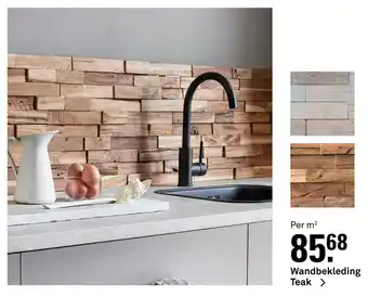 Karwei Wandbekleding Teak > aanbieding