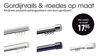 Karwei Gordijnrails & -roedes op maat aanbieding