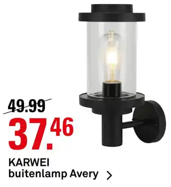 Karwei KARWEI buitenlamp Avery aanbieding