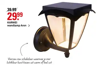 Karwei KARWEI wandlamp Aron aanbieding