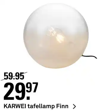 Karwei KARWEI tafellamp Finn aanbieding