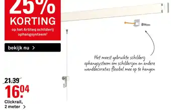 Karwei Clickrail, 2 meter aanbieding