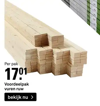 Karwei Voordeelpak vuren ruW aanbieding