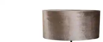 Lampidee Zinc - Kap ovaal recht 45-21-22 cm taupe aanbieding