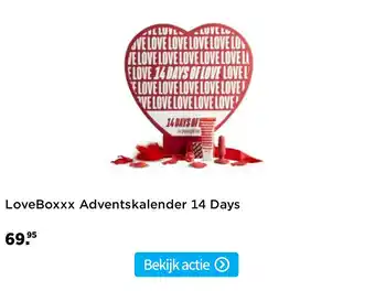 Plein.nl LoveBoxxx Adventskalender 14 Days aanbieding