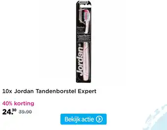 Plein.nl 10x Jordan Tandenborstel Expert aanbieding