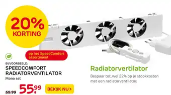 Praxis Speedcomfort Radiatorventilator aanbieding