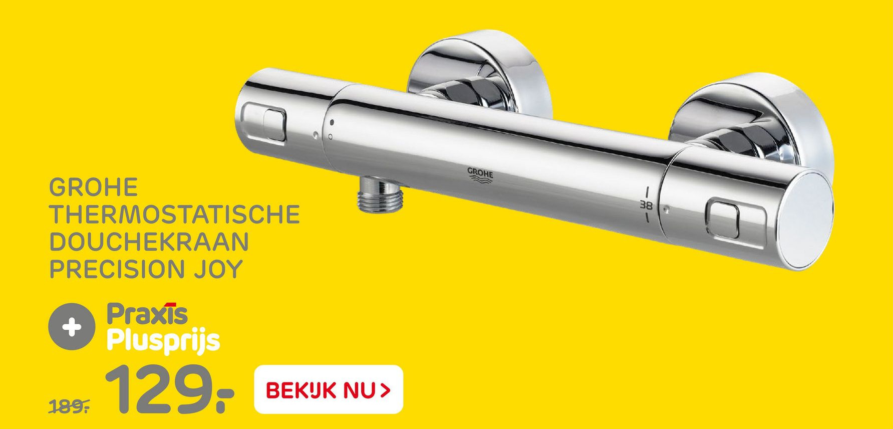 Grohe Thermostatische Douchekraan Precision Joy aanbieding bij Praxis