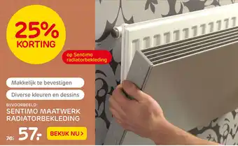 Praxis Sentimo Maatwerk Radiatorbekleding aanbieding