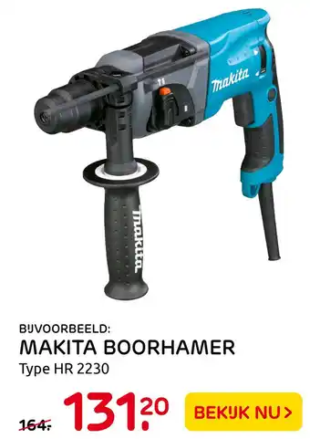 Praxis Makita Boorhamer Type Hr 2230 aanbieding