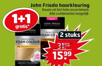 Trekpleister John Frieda haarkleuring aanbieding