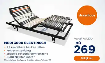 TotaalBED Medi 300O Elektrisch aanbieding