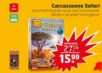 Trekpleister Carcassonne Safari aanbieding