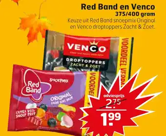 Trekpleister Red Band en Venco aanbieding