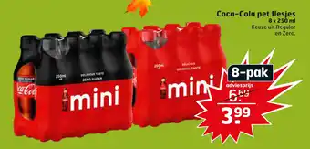 Trekpleister Coca-Cola pet flesjes aanbieding