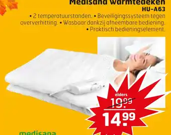 Trekpleister Medisana warmtedeken aanbieding