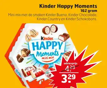 Trekpleister Kinder Happy Moments aanbieding