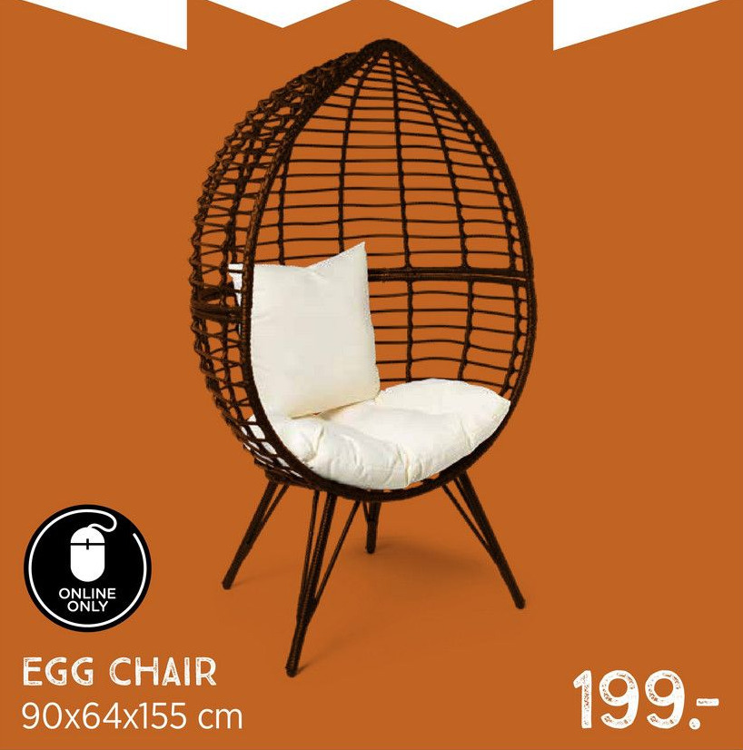 Egg chair aanbieding bij Xenos