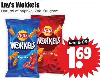 Dirk Lay's Wokkels 100g aanbieding